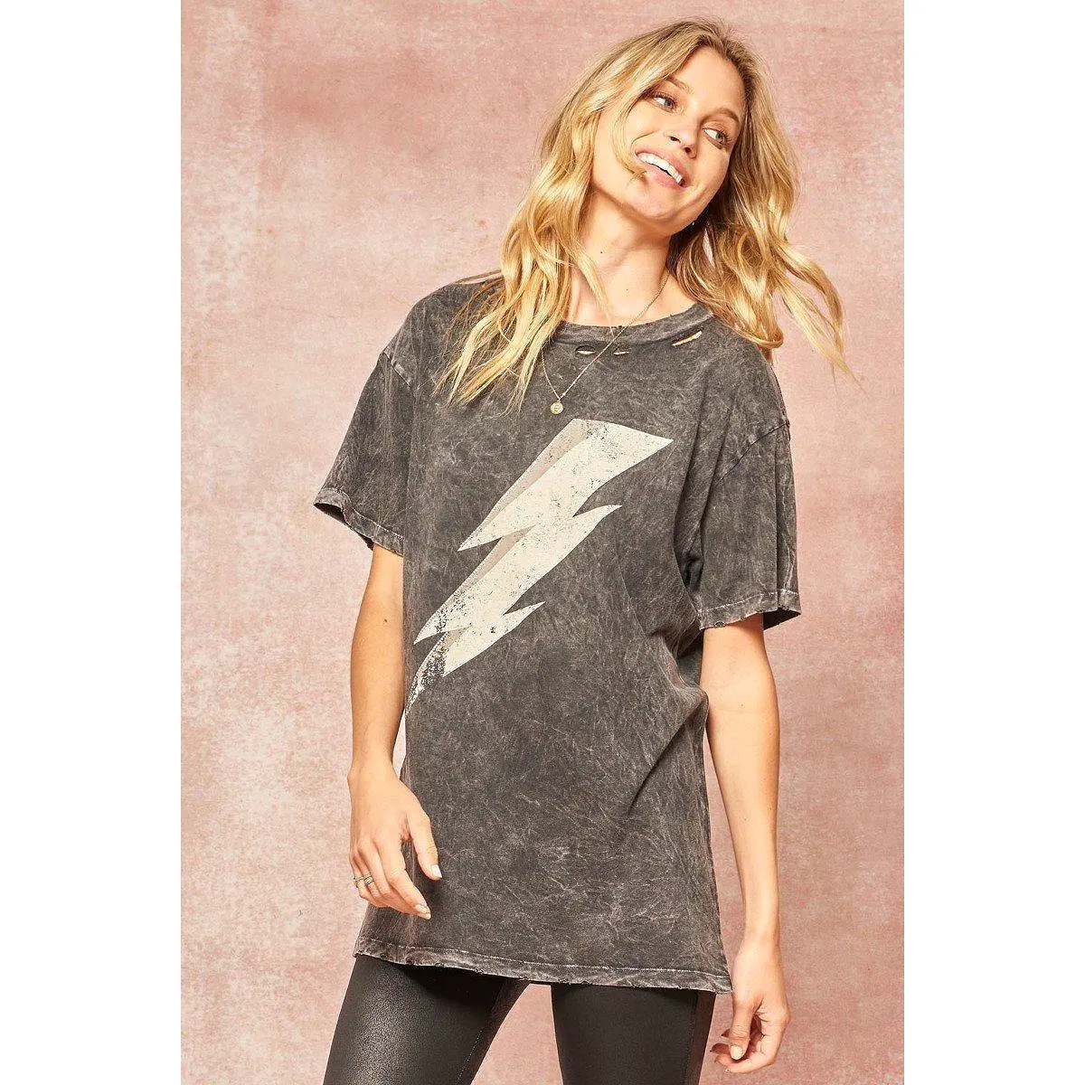 A Mineral Washed Graphic T-shirt