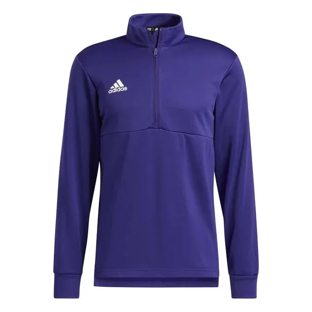 Adidas Men's Team Issue 1/4 Zip Pullover Team College Purple/White