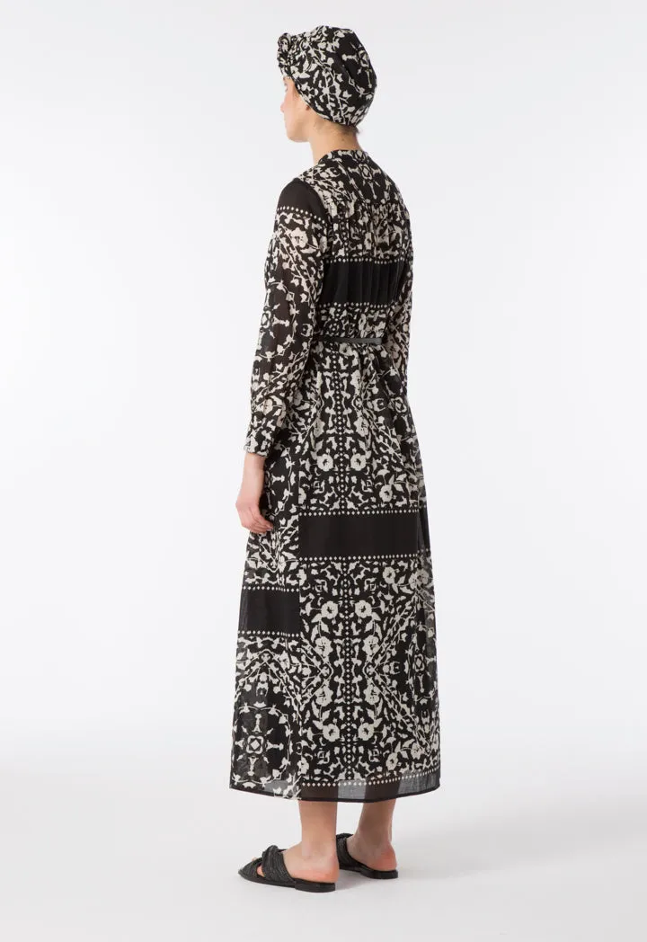 Arabic Print Dress