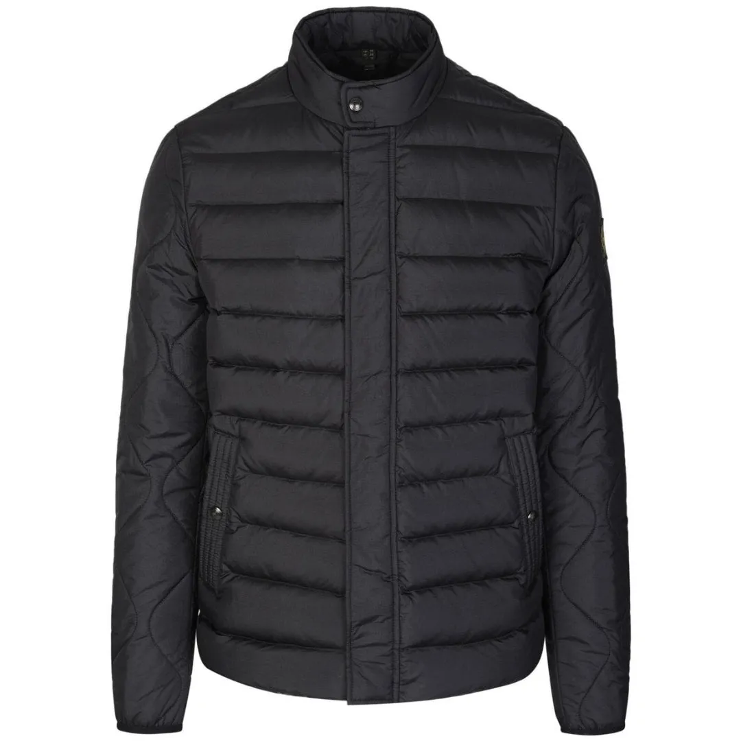 Belstaff Insulator Black Hooded Down Jacket