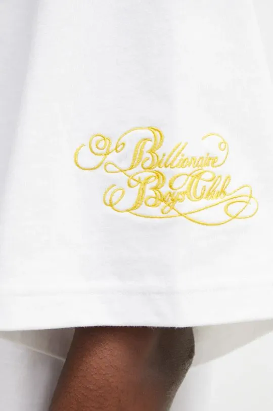 Billionaire Boys Club cotton polo shirt College Polo Shirt white color with a print B24355