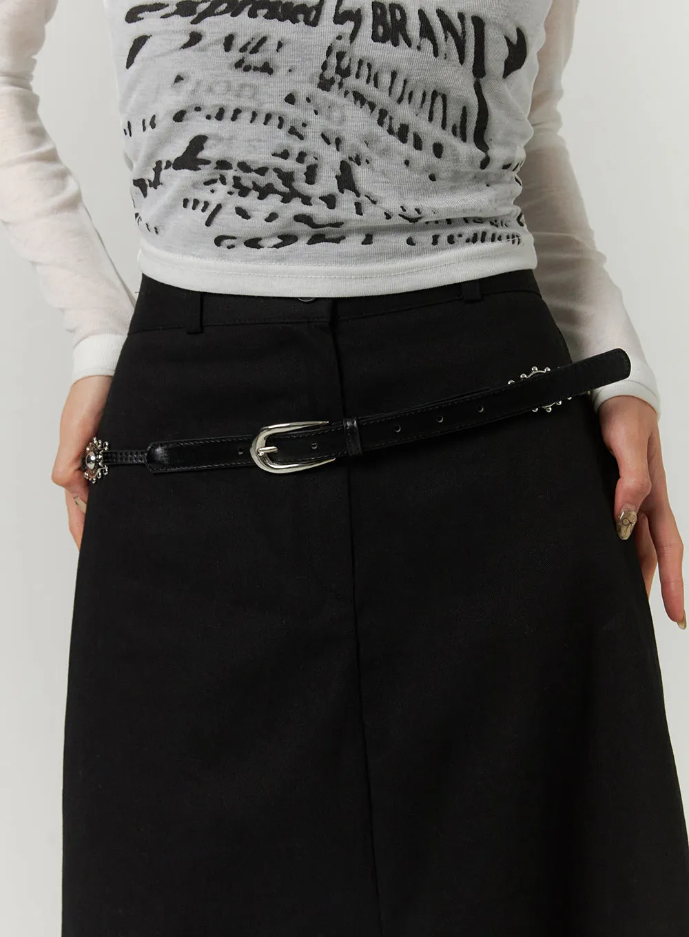 Boho Faux Leather Belt CJ422