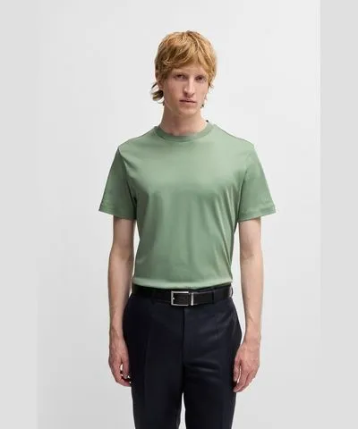 Boss Mercerised-cotton T-shirt in a regular fit