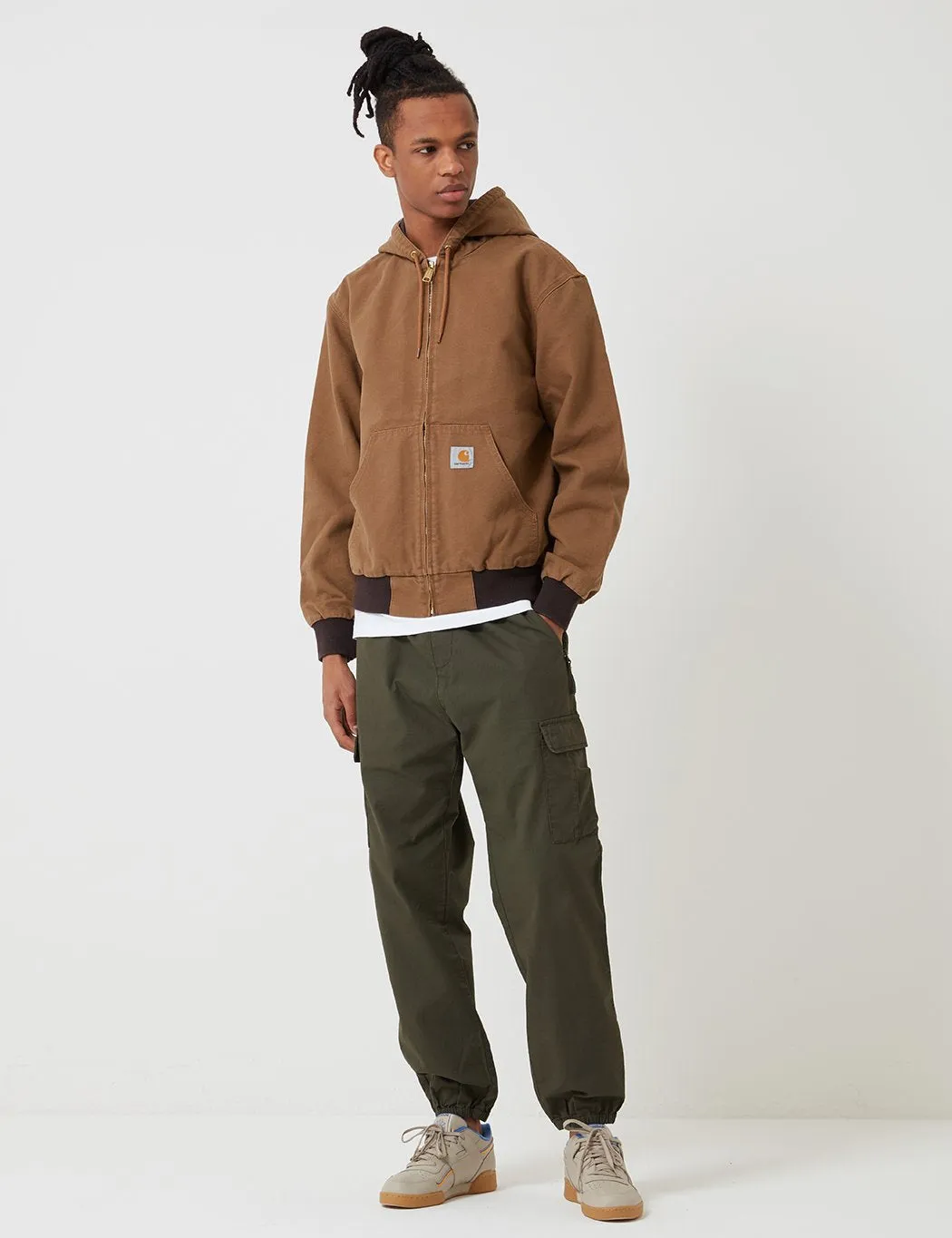 Carhartt-WIP Active Jacket - Hamilton Brown Rinsed