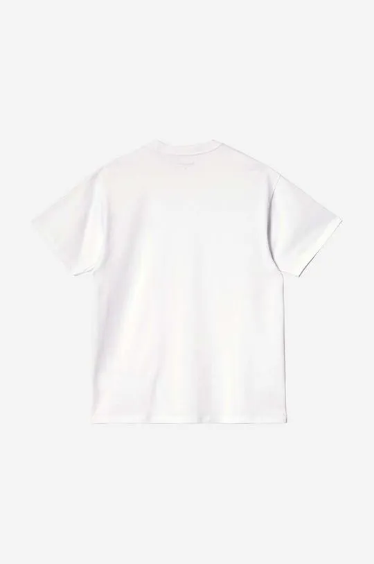 Carhartt WIP cotton T-shirt Script Embroidery white color