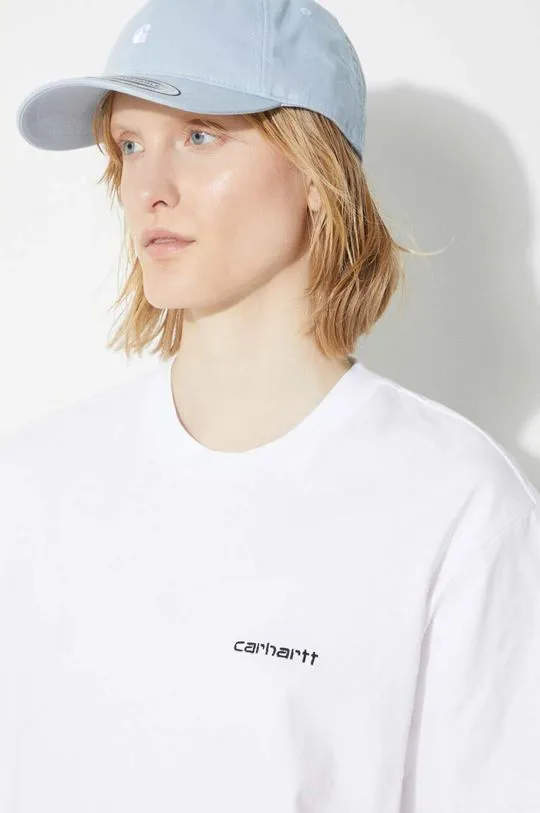 Carhartt WIP cotton t-shirt S/S Script Embroidery T-S women’s white color I032293.00AXX