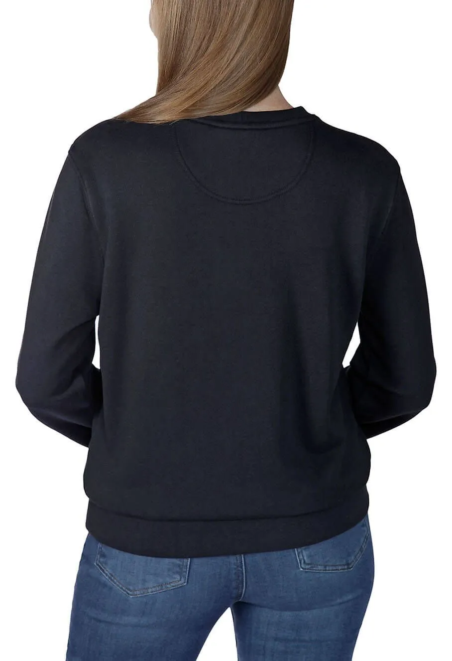 Carhartt Sweater Crewneck French Terry Women 106179 - Black