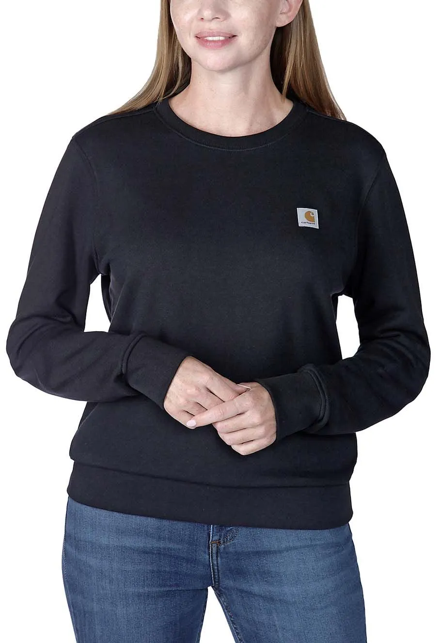 Carhartt Sweater Crewneck French Terry Women 106179 - Black