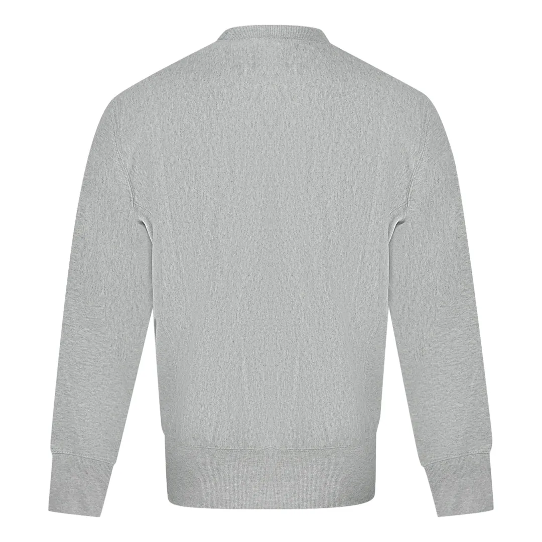 Champion Reverse Weave C Logo Grey Jumper