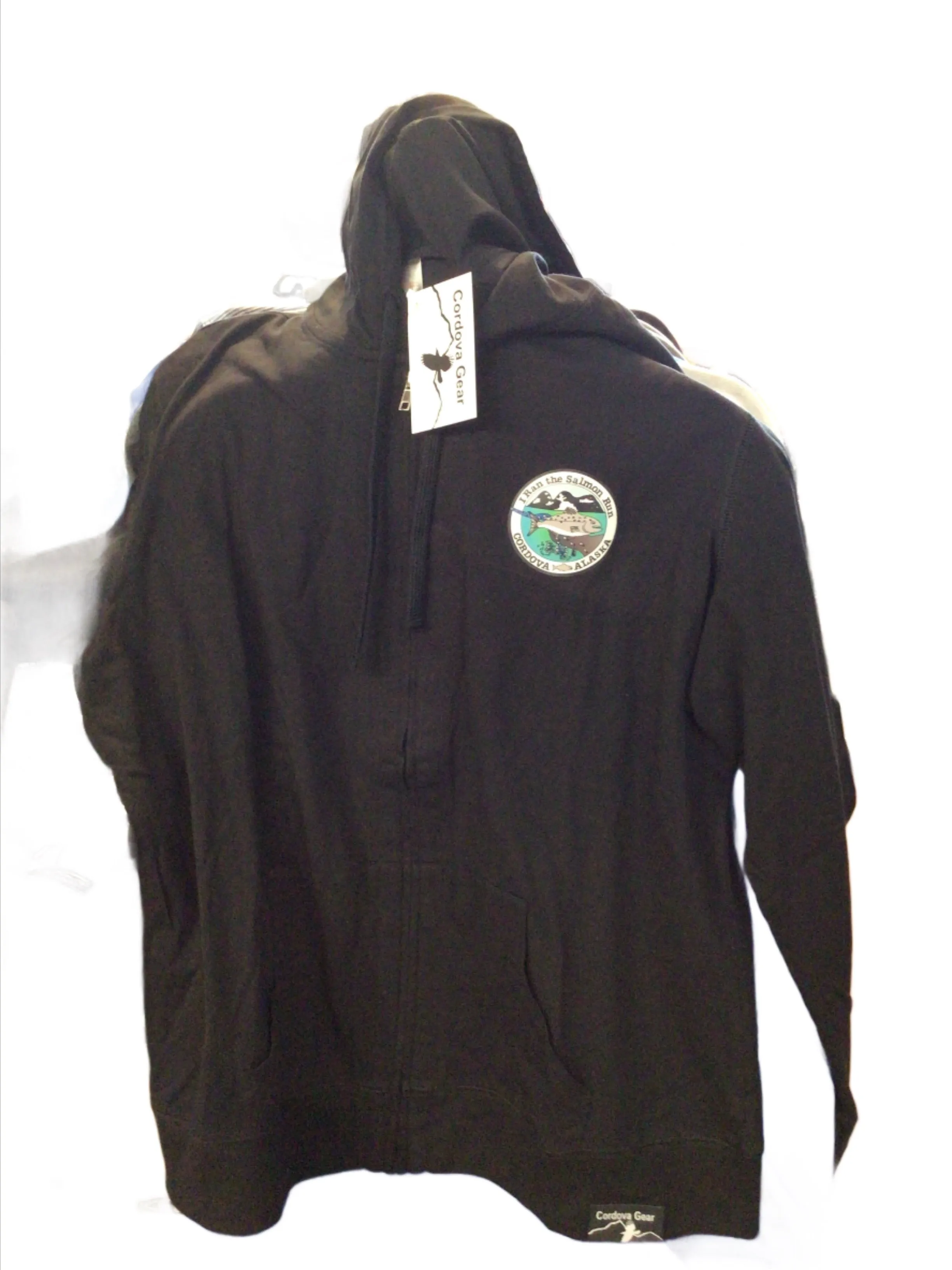 Cordova Alaska Salmon Run Zip Hoody