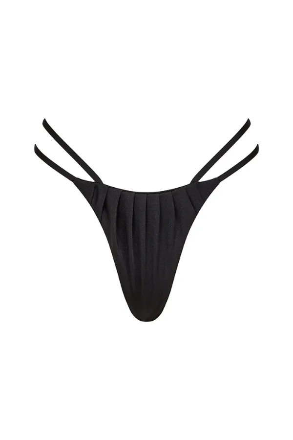 Cosmic String Bottoms Black