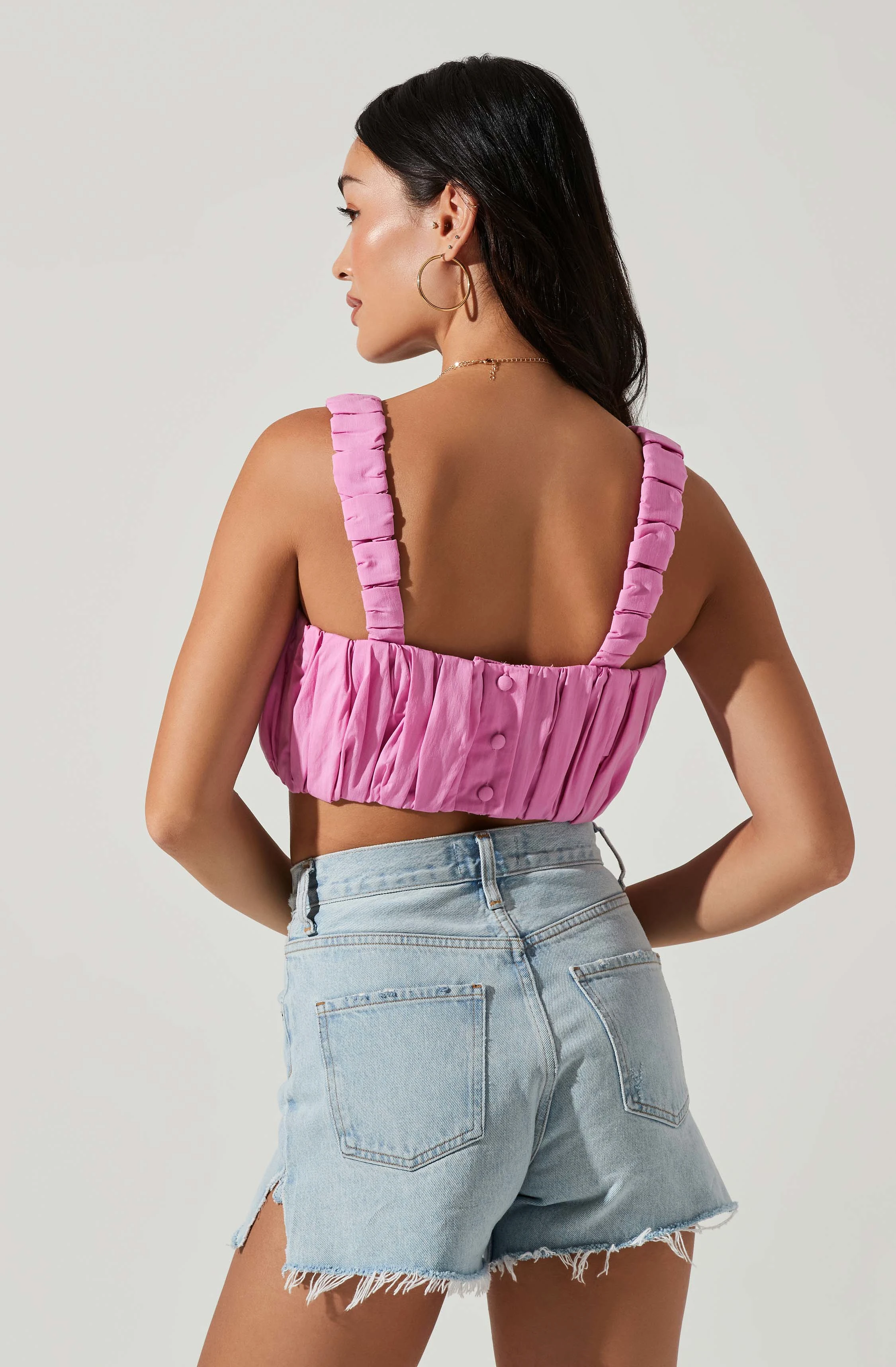 Daija Square Neck Crop Top