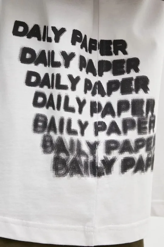 Daily Paper cotton t-shirt Overload SS gray color with a print 2421080