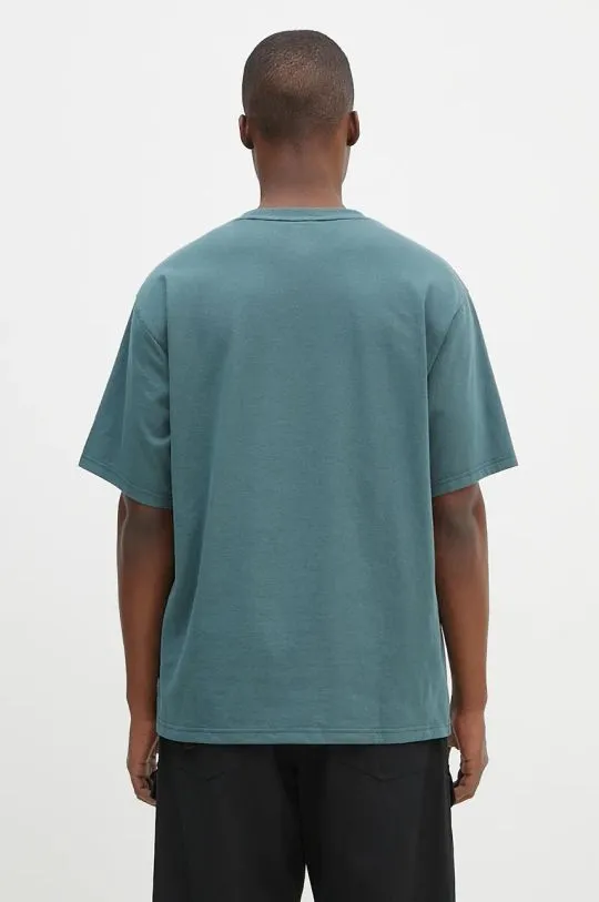 Dickies cotton t-shirt Clancy Heavyweight Tee men’s green color with a print DK0A4Z4L