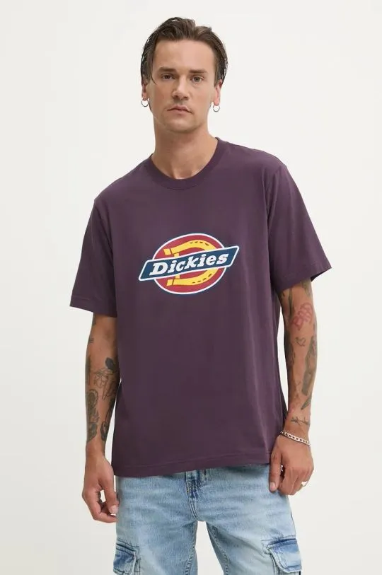 Dickies t-shirt violet color with a print