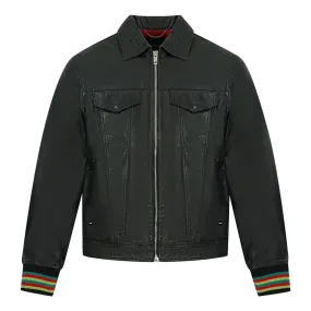 Diesel L Light Black Leather Jacket