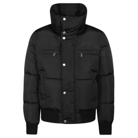 Dsquared2 Neck Logo Black Down Jacket