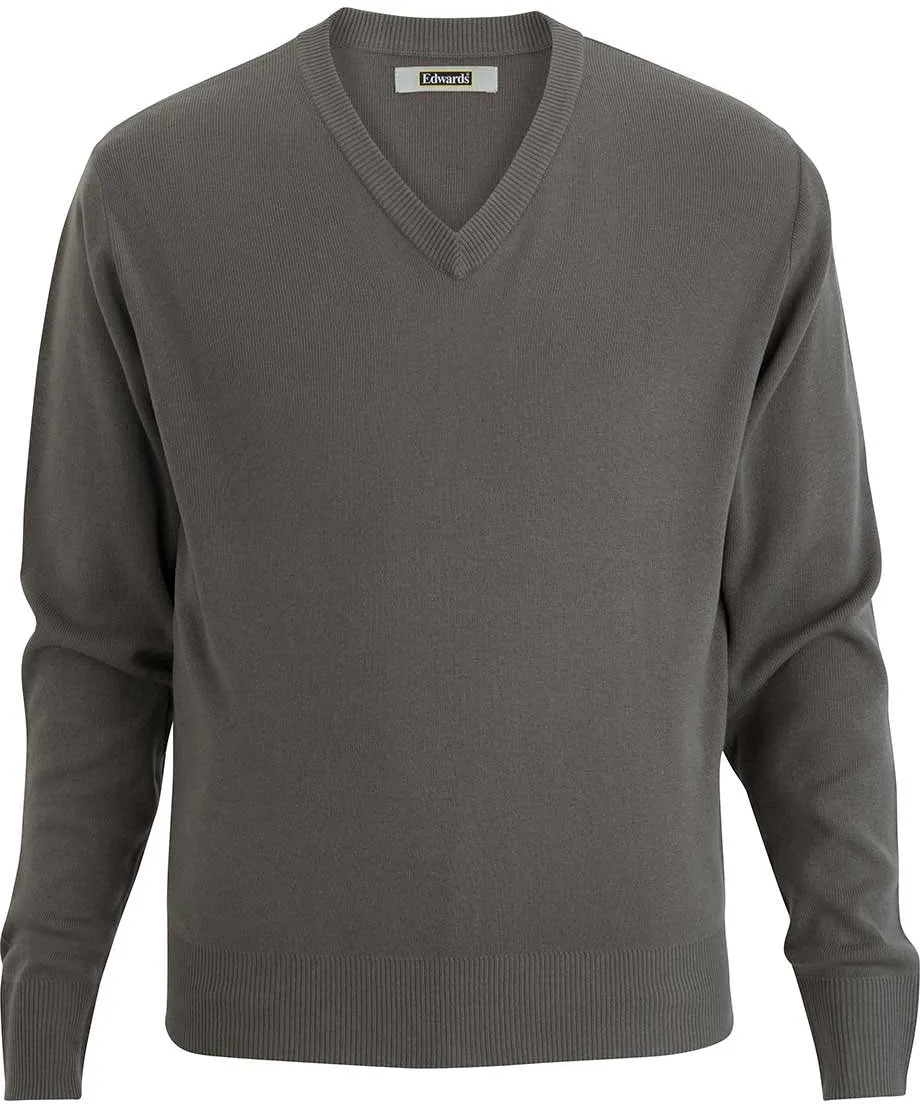 Edwards V Neck Sweater Interlock Acrylic