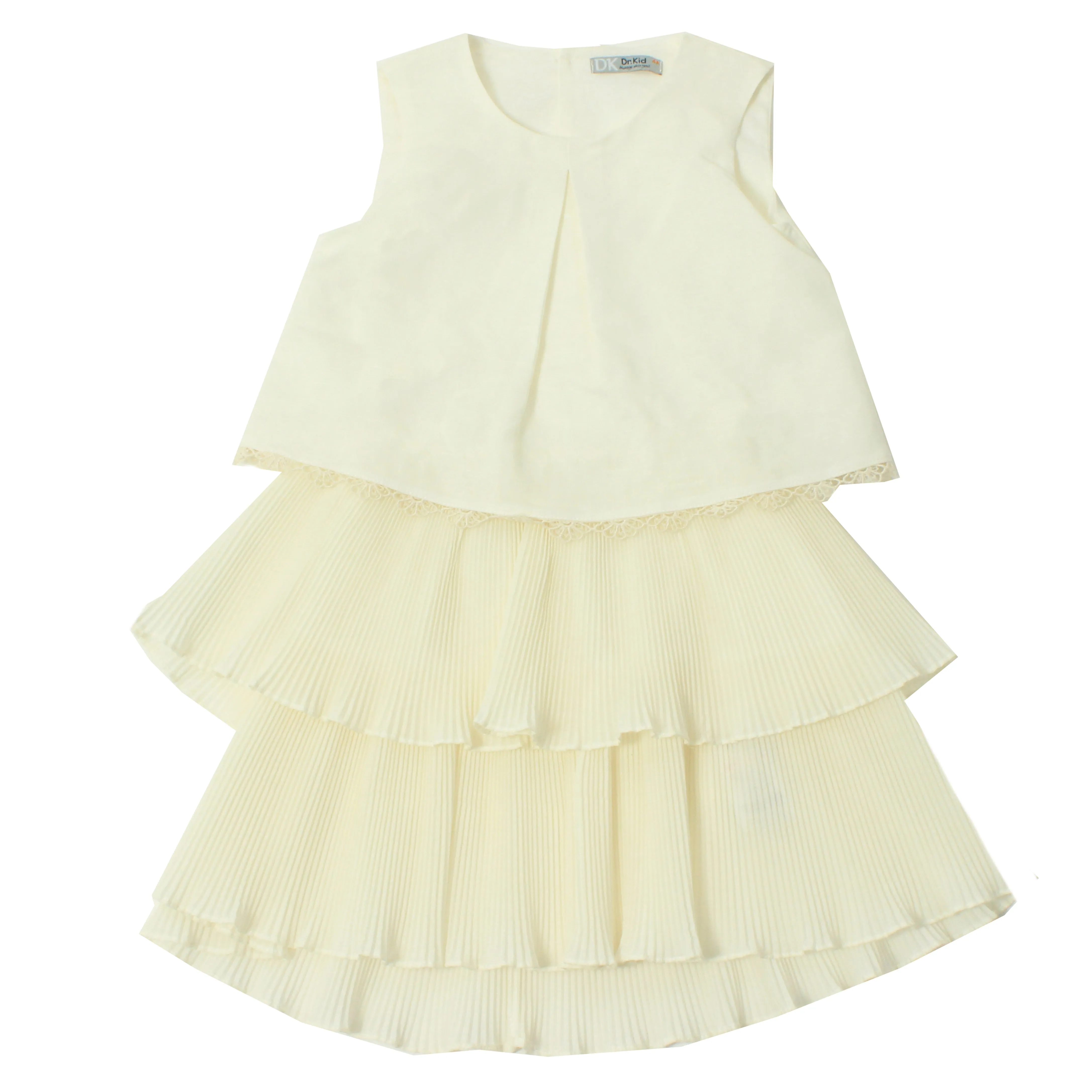 Girls Dress - Crème