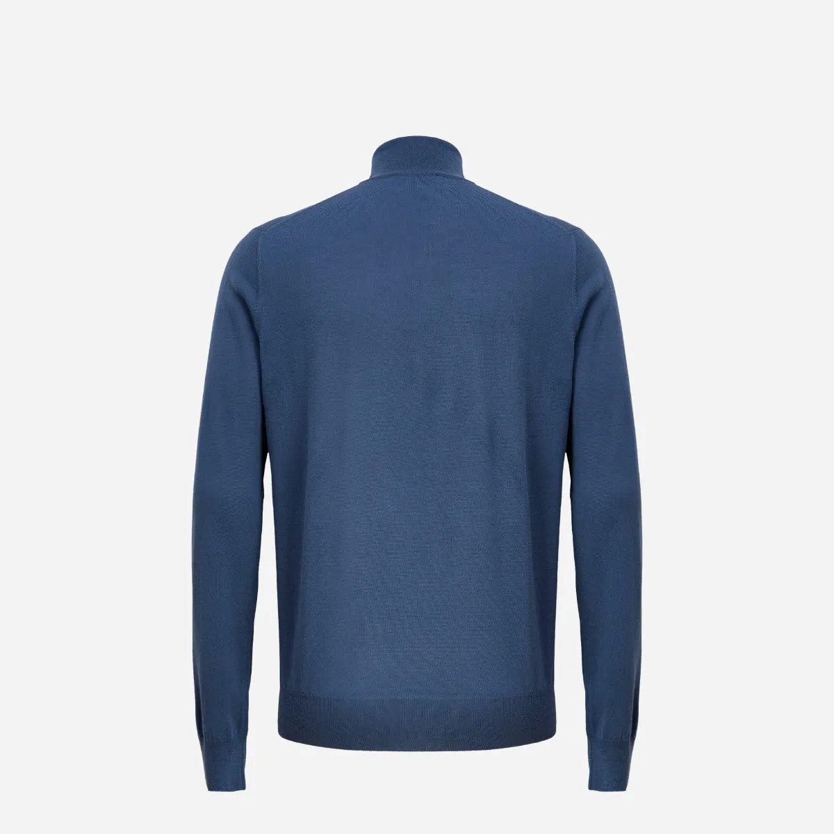 GRAN SASSO   Cashmere Mock Zip Sweater 