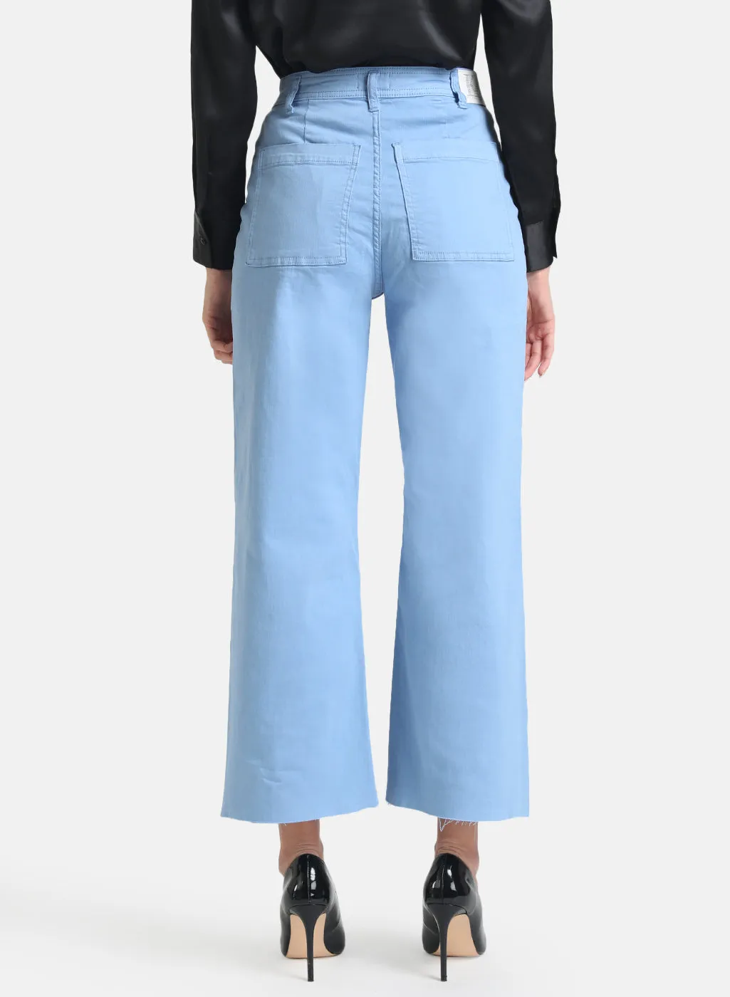 High Waist Wide Leg Denim