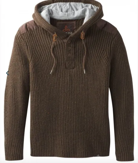 Hooded Henley Sweater