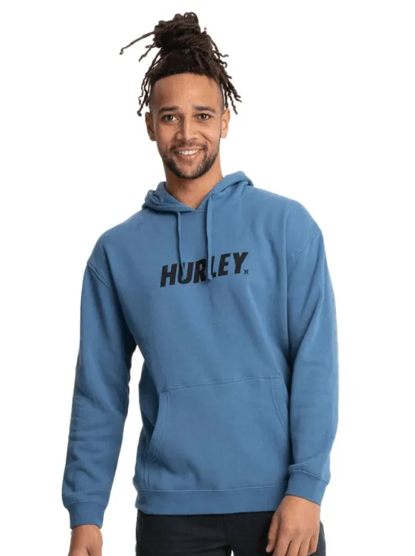 Hurley Fastlane Solid Hoody Blue