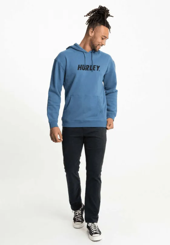 Hurley Fastlane Solid Hoody Blue