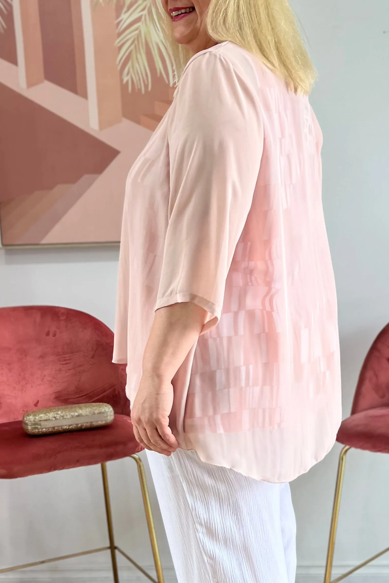 Jacket Candy - Blush Sheer