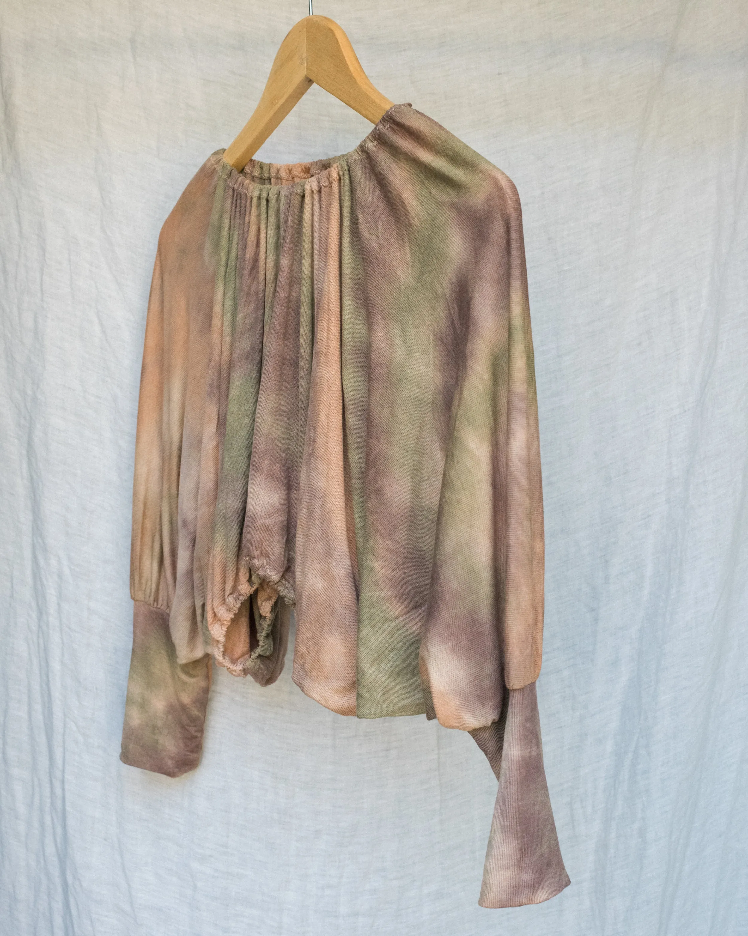 Jane Tie Dye Top in Earthtones