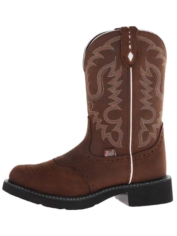 Justin GY9909 Womens Gypsy Round Toe Western Boot Aged Bark