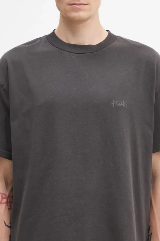 KSUBI cotton t-shirt Hit List Ekcess men’s black color with a print MFA24TE017