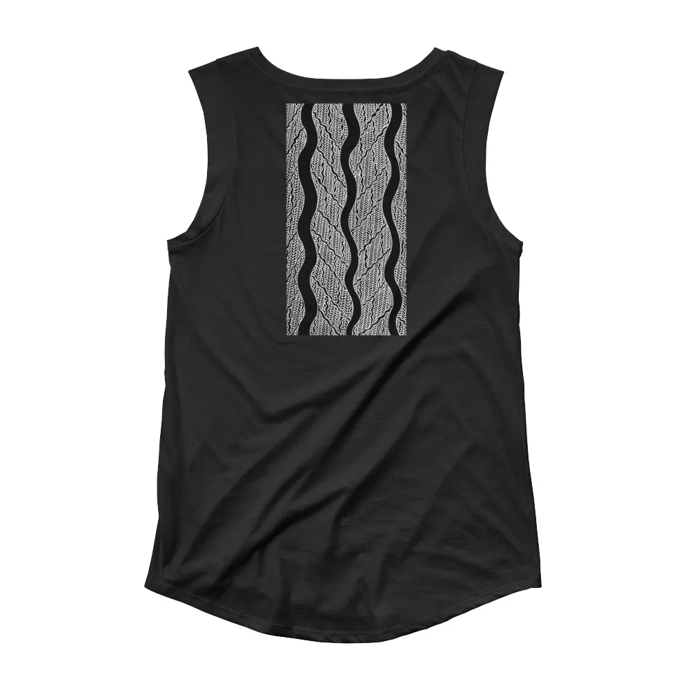 Ladies’ Cap Sleeve T-Shirt Vowel A