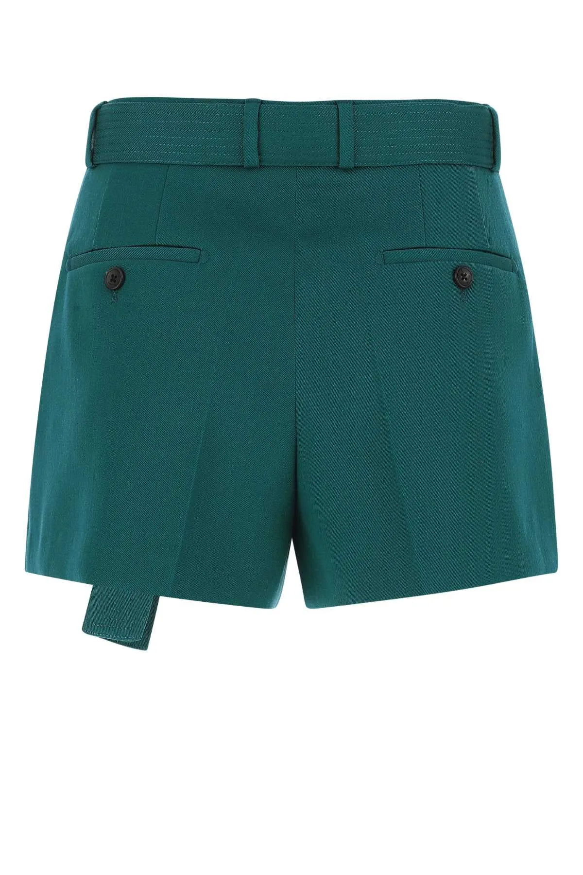 Lanvin High Waist Belted Shorts