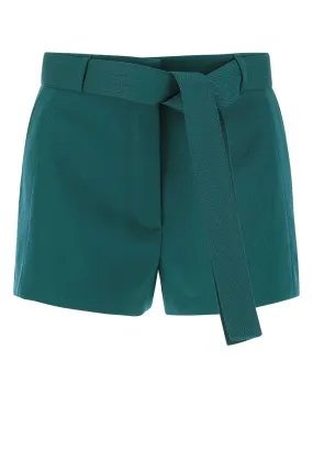 Lanvin High Waist Belted Shorts