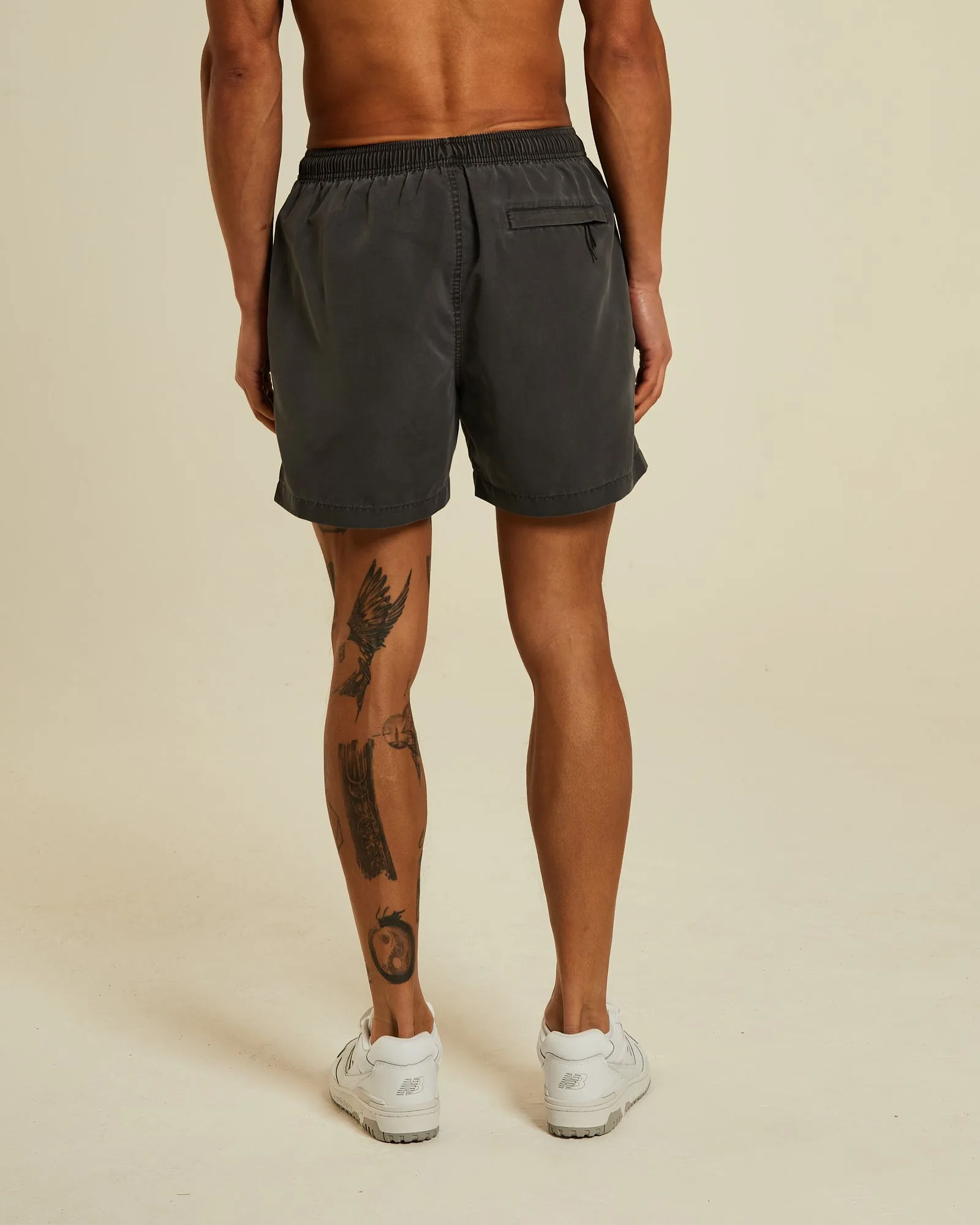 Lev Swim Shorts Washed Black