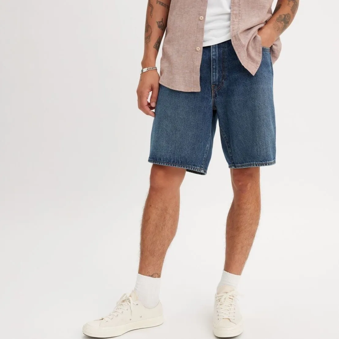 Levi’s 468 SHORTS Picnic & Friends Short - Blue