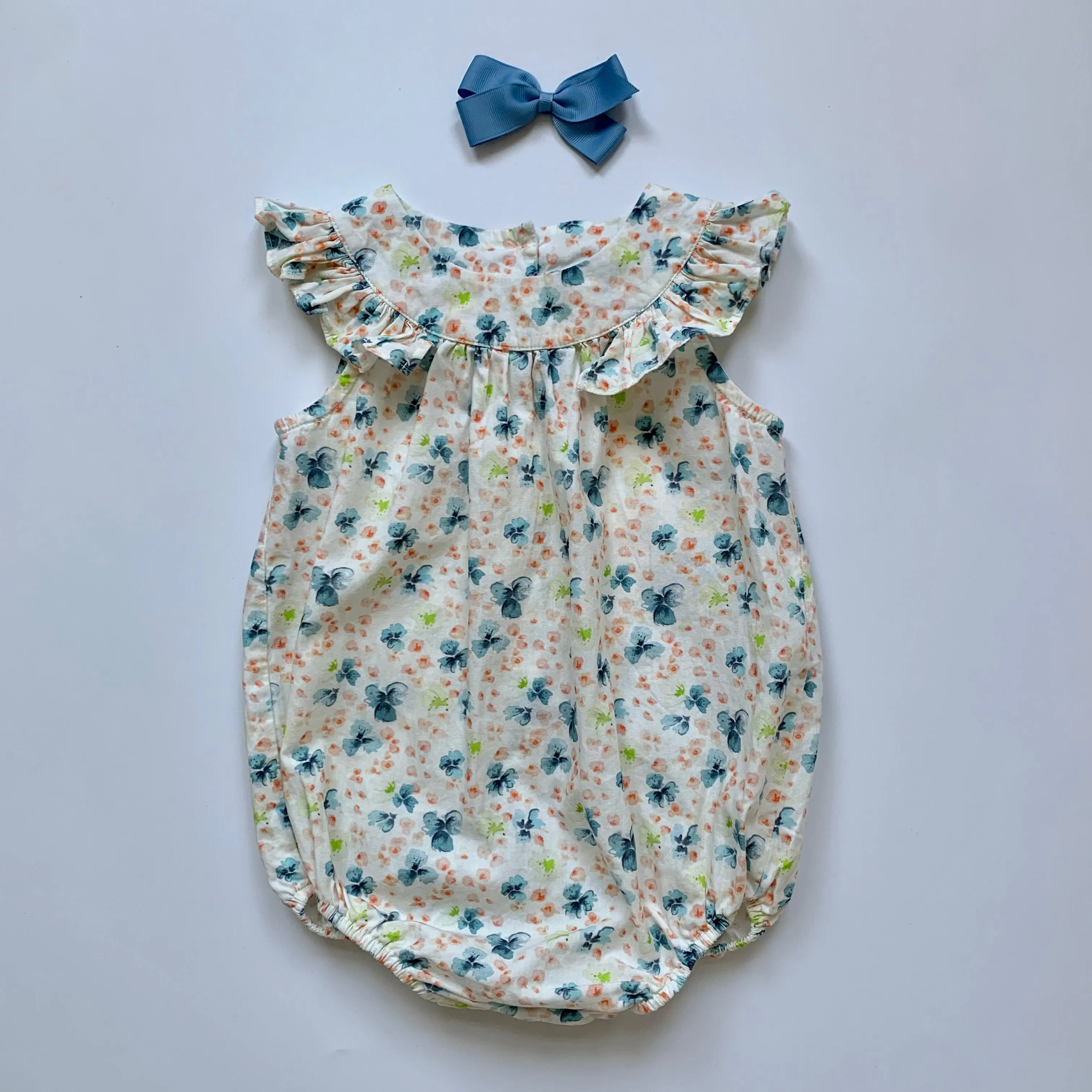 Marie-Chantal Floral Print Romper: 24 Months