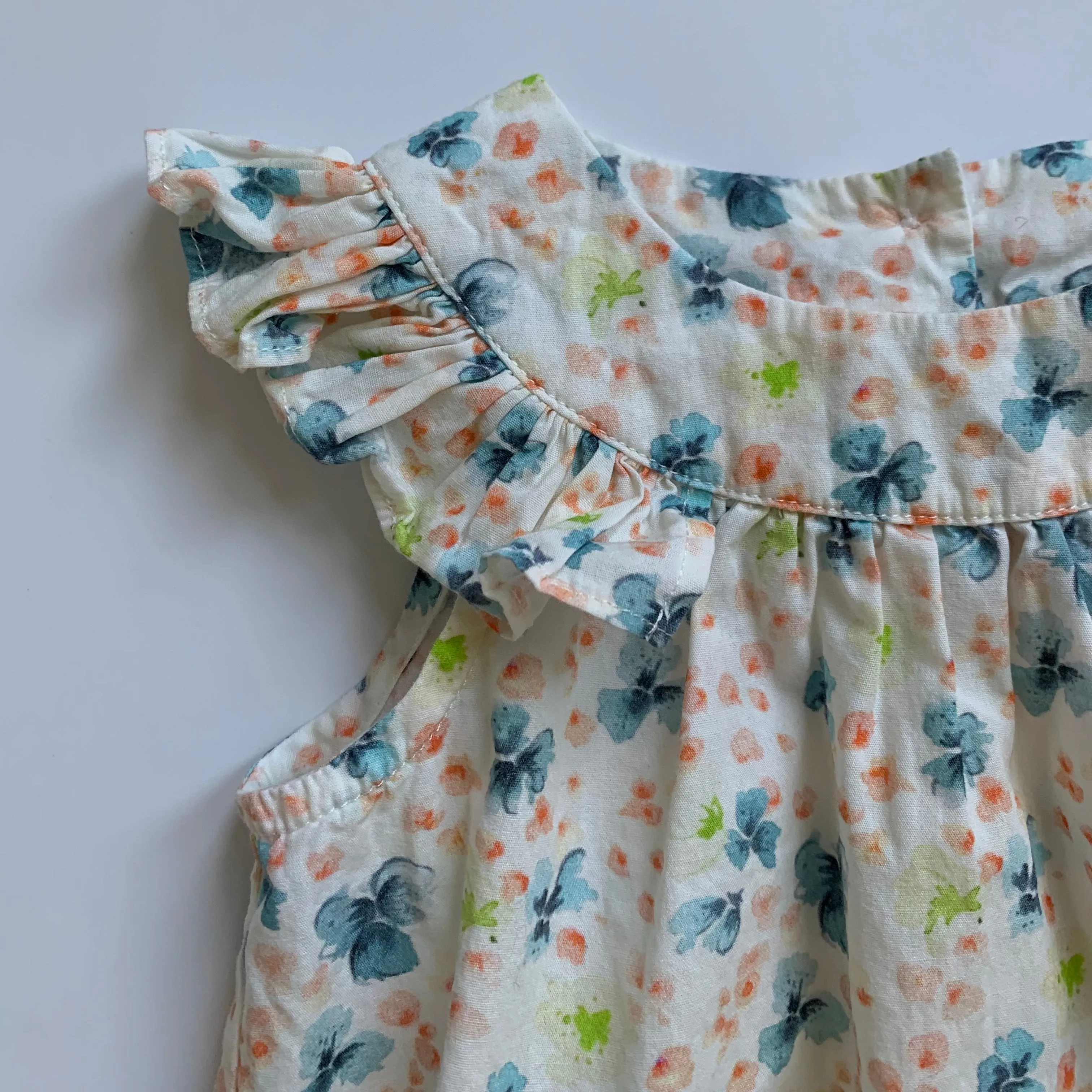 Marie-Chantal Floral Print Romper: 24 Months