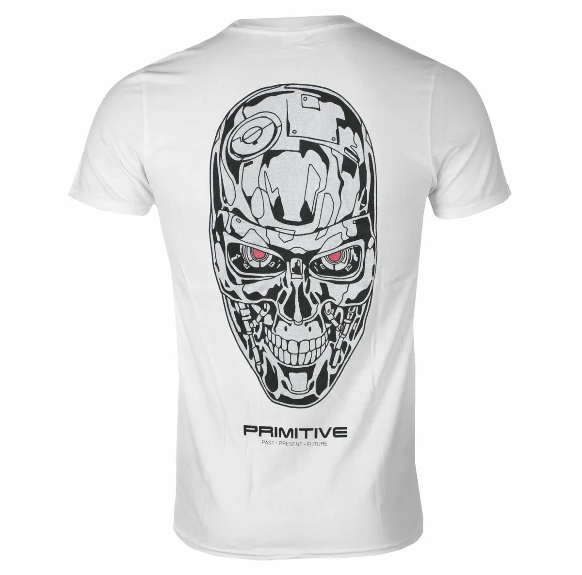 men's T-shirt DIAMOND x Terminator - Primitive Skynet - white - papho2136-wht  -  Metal-shop