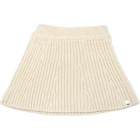 oh baby! Knitted Flare Skirt, Natural