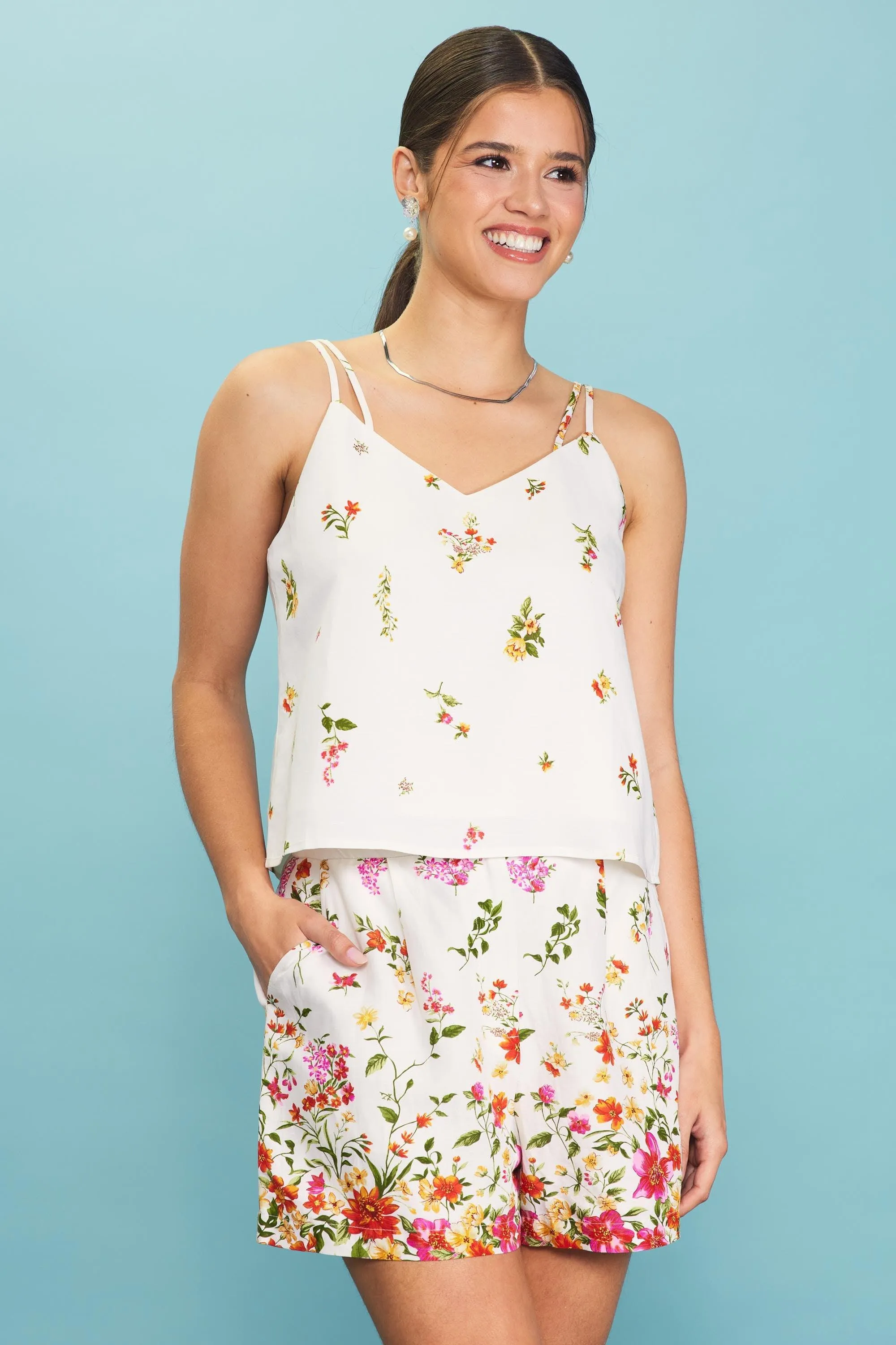 Olive and Bette's - Floral Print Tank Top