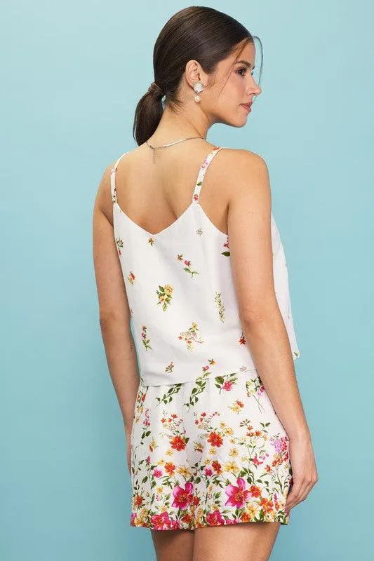 Olive and Bette's - Floral Print Tank Top