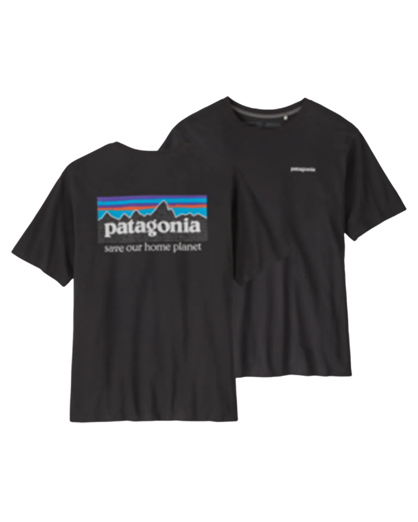 Patagonia P-6 Mission Organic T-Shirt - Ink Black