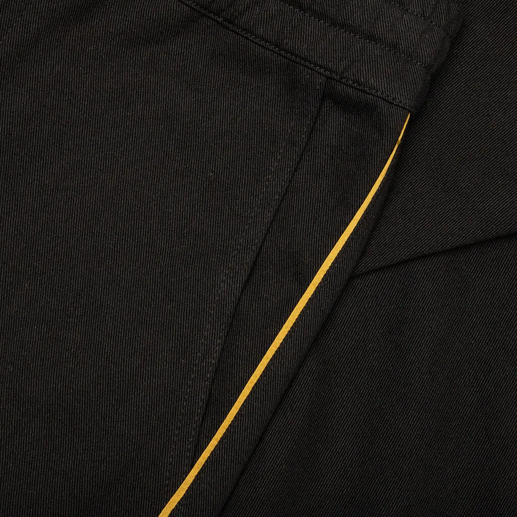 Piped Twill Pant - Black