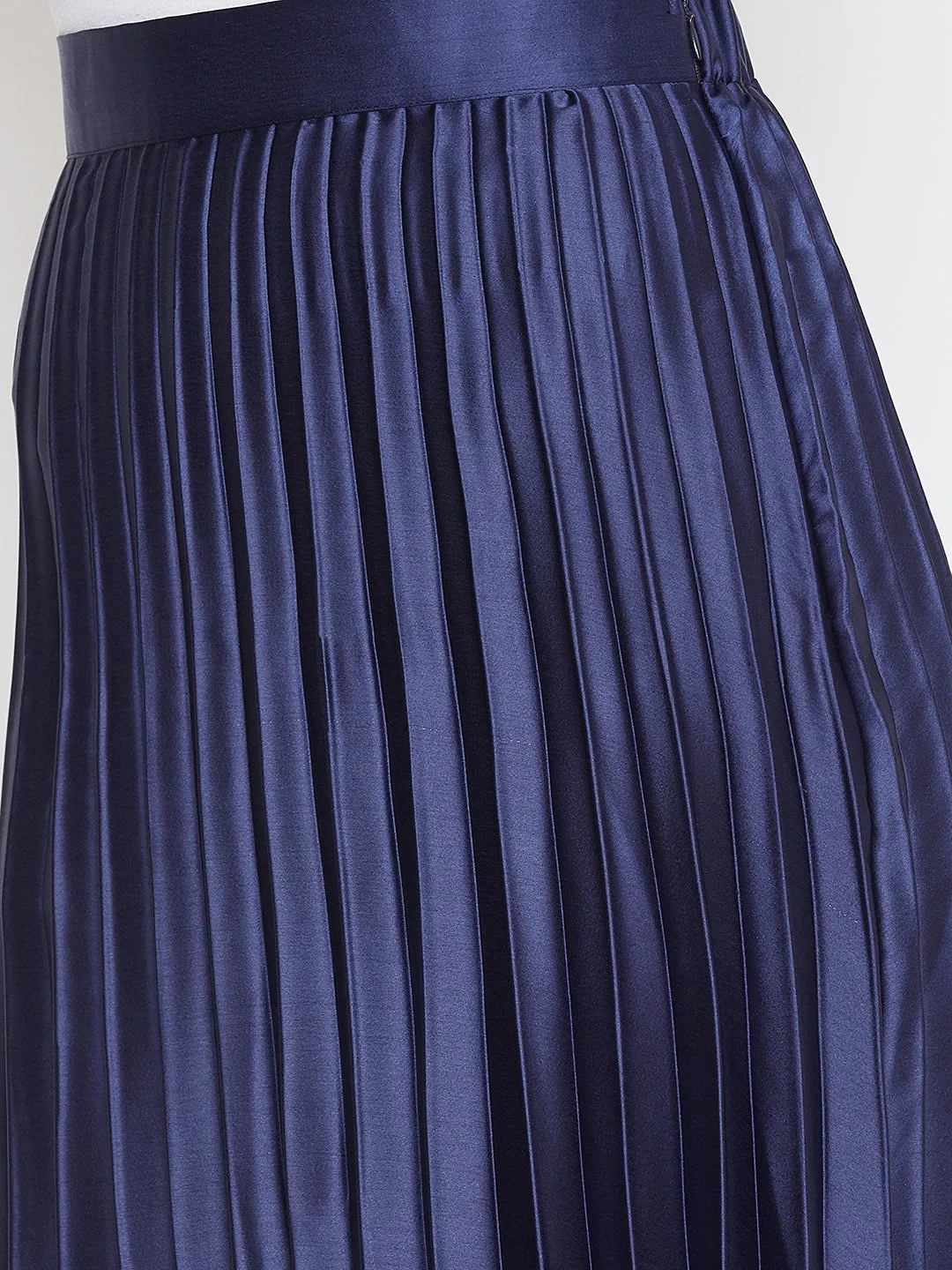 Pleated Midi Skirt