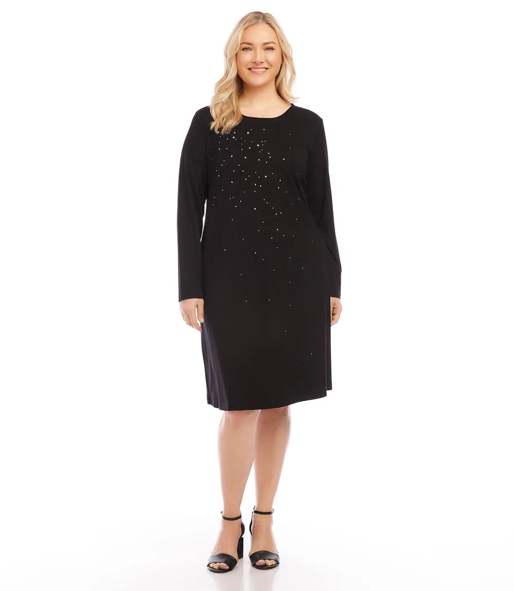 Plus Size Sparkle Sheath Dress