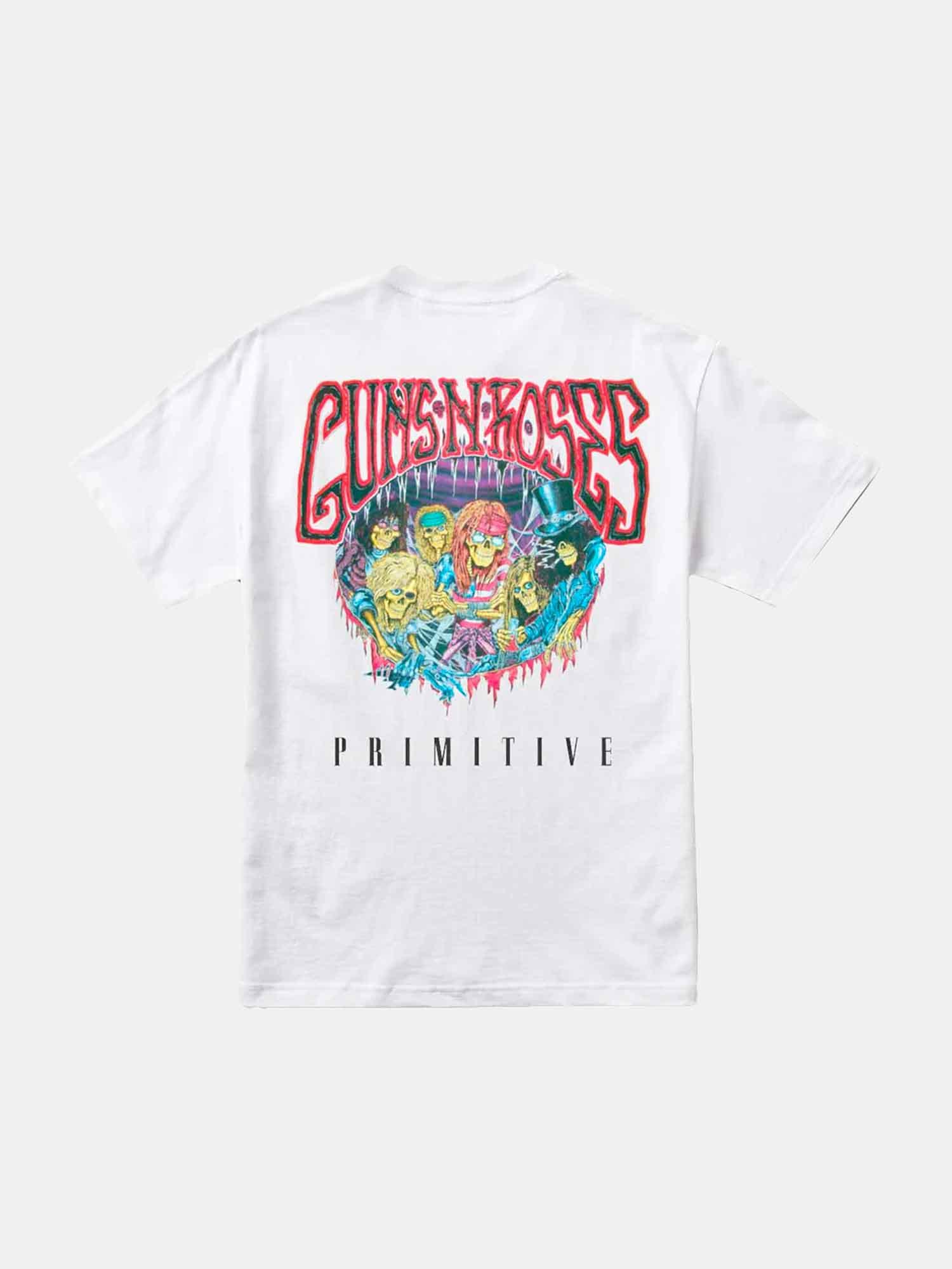 Primitive Bones Tee - White