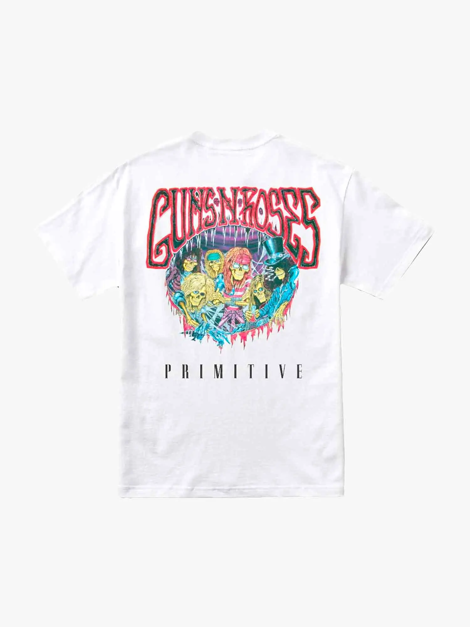 Primitive Bones Tee - White