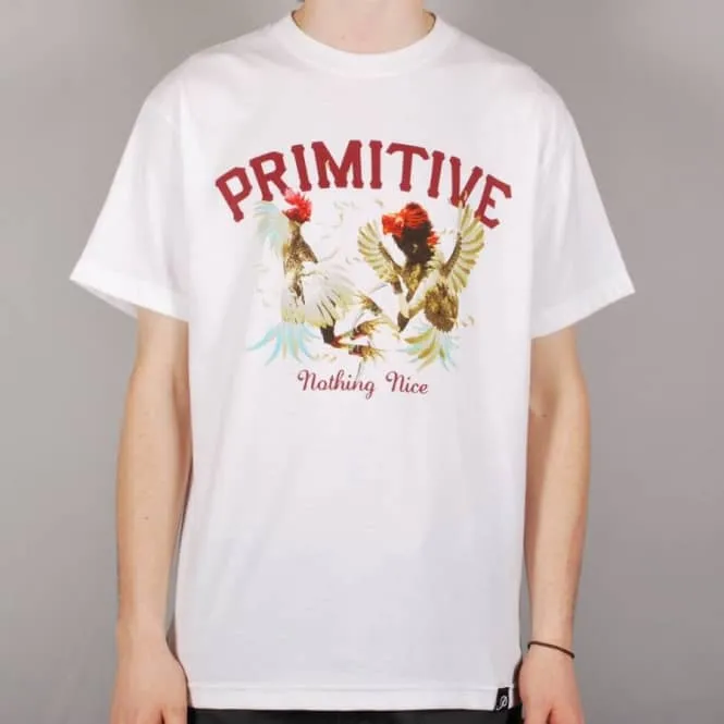 Primitive Fight Skate T-Shirt - White